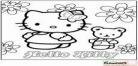 小狗小猫简笔画彩色