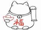 小猫的手势简笔画