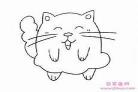简笔画肥猫ip形象