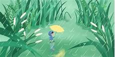 下雨卡通图片唯美伤感
