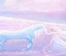 艾莎公主水粉画教程